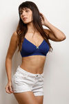 Zivame Double Layered Non Wired Medium Coverage Bra-Sodalite Blue — thumbnail 4