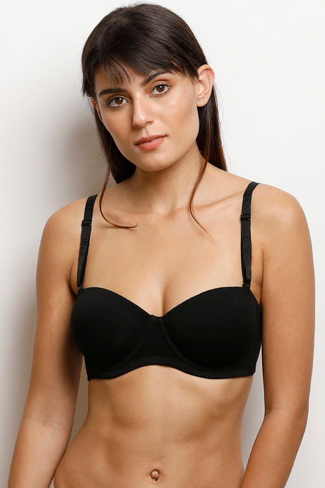 Zivame Padded Wired Medium Coverage Strapless Bra-Salute — image 3