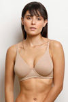 Zivame Double Layered Wired 3/4th Coverage Bra - Beige — thumbnail 2