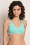 Zivame Double Layered Non Wired 3/4th Coverage Bra - Aqua Sky — thumbnail 6