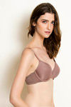Zivame Padded Wired 3/4th Coverage T-Shirt Bra - Nutmeg — thumbnail 2
