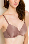 Zivame Padded Wired 3/4th Coverage T-Shirt Bra - Nutmeg — thumbnail 5