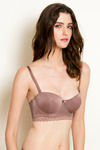 Zivame Padded Wired 3/4th Coverage Strapless Bra - Nutmeg — thumbnail 2