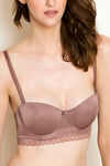 Zivame Padded Wired 3/4th Coverage Strapless Bra - Nutmeg — thumbnail 6