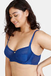 Zivame True Curv Tuscan Romance Double Layered Wired 3/4th Coverage Super Support Bra - Limoges — thumbnail 3