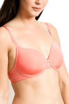 Zivame Tuscan Romance Padded Wired 3/4Th Coverage T-Shirt Bra - Georgia Peach — thumbnail 5