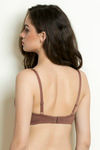Zivame Padded Non Wired 3/4th Coverage T-Shirt Bra - Nutmeg — thumbnail 3