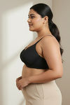 Zivame True Curv Padded Wired 3/4Th Coverage Super Support Bra - Anthracite — thumbnail 4