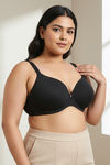 Zivame True Curv Padded Wired 3/4Th Coverage Super Support Bra - Anthracite — thumbnail 5
