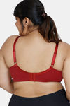 Zivame True Curv Padded Wired 3/4Th Coverage T-Shirt Bra - Sundried Tomato — thumbnail 2