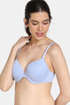 Zivame Padded Wired 3/4Th Coverage T-Shirt Bra - Blue Heron — thumbnail 1