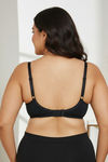 Zivame True Curv Padded Non Wired Full Coverage Super Support Bra - Anthracite — thumbnail 2