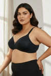 Zivame True Curv Padded Non Wired Full Coverage Super Support Bra - Anthracite — thumbnail 3