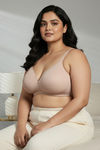 Zivame True Curv Padded Non Wired Full Coverage Super Support Bra - Roebuck — thumbnail 3