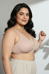 Zivame True Curv Padded Non Wired Full Coverage Super Support Bra - Roebuck — thumbnail 4
