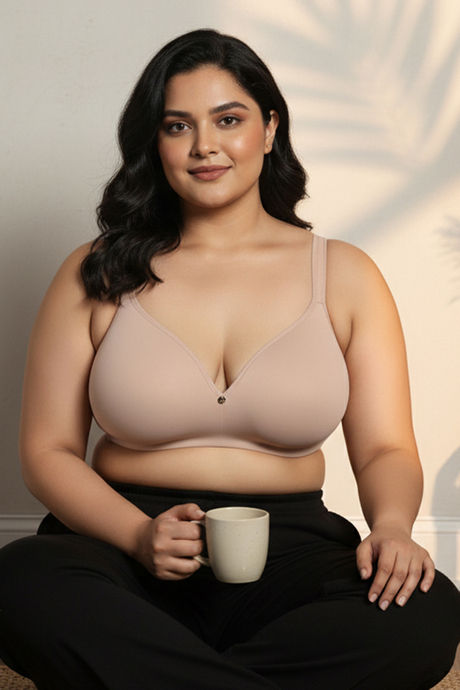 Zivame True Curv Padded Non Wired Full Coverage Super Support Bra - Roebuck — image 5