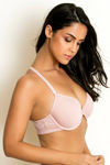 Zivame Padded Wired 3/4th Coverage Pretty Back Bra-Ash Rose — thumbnail 2