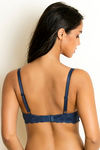 Zivame Padded Wired 3/4th Coverage T-Shirt Bra-Sargasso Sea — thumbnail 3