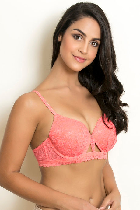 

Zivame Padded Wired T Shirt Bra Coral, Pinks