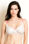 Zivame Double Layered Non Wired 3/4th Coverage Bra - Floral Pt — thumbnail 2