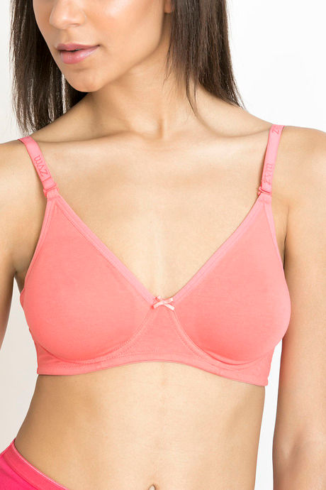 Zivame Double Layered Wired 3/4th Coverage T-Shirt Bra - Georgia Peach — image 4