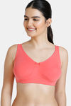 Zivame True Curv Single Layered Non Wired 3/4th Coverage Minimiser Bra - Georgia Peach — thumbnail 1