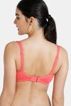 Zivame True Curv Single Layered Non Wired 3/4th Coverage Minimiser Bra - Georgia Peach — thumbnail 3