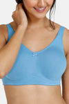 Zivame True Curv Single Layered Non Wired 3/4th Coverage Minimiser Bra - Pacific Coast — thumbnail 4