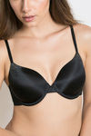 Zivame Padded Wired 3/4th Coverage T-Shirt Bra-Black — thumbnail 6