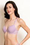 Zivame Padded Wired 3/4th Coverage Pretty Back Bra - Dawn Pink — thumbnail 3