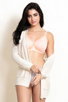 Zivame Velvet Straps Single Layered Non Wired Full Coverage T-Shirt Bra - Peach Pearl — thumbnail 4
