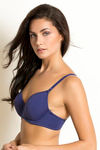 Zivame Padded Wired 3/4th Coverage T-Shirt Bra - Blue Ribbon — thumbnail 2