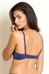 Zivame Padded Wired 3/4th Coverage T-Shirt Bra - Blue Ribbon — thumbnail 3