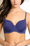 Zivame Padded Wired 3/4th Coverage T-Shirt Bra - Blue Ribbon — thumbnail 5