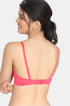 Zivame Padded Wired 3/4th Coverage T-Shirt Bra - Teaberry — thumbnail 2