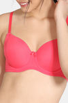 Zivame Padded Wired 3/4th Coverage T-Shirt Bra - Teaberry — thumbnail 4