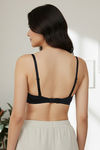 Zivame At Work Padded Non Wired 3/4Th Coverage T-Shirt Bra - Black — thumbnail 3