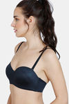 Zivame At Work Padded Wired 3/4Th Coverage Strapless Bra - Black — thumbnail 4