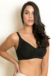 Zivame Single Layered Non Wired 3/4th Coverage Bra - Black — thumbnail 2