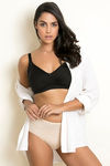 Zivame Single Layered Non Wired 3/4th Coverage Bra - Black — thumbnail 4