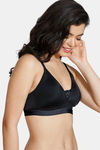 Zivame Beautiful Basics Padded Non Wired 3/4Th Coverage T-Shirt Bra - Black — thumbnail 5