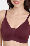 Zivame Beautiful Basics Padded Non Wired 3/4Th Coverage T-Shirt Bra - Fig — thumbnail 5