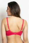Zivame Double Layered Non Wired 3/4th Coverage Sag Lift Bra - Rose Red — thumbnail 4