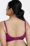 Zivame True Curv Double Layered Non Wired 3/4th Coverage Sag Lift Bra - Hollyhock — thumbnail 2