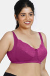 Zivame True Curv Double Layered Non Wired 3/4th Coverage Sag Lift Bra - Hollyhock — thumbnail 3