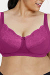 Zivame True Curv Double Layered Non Wired 3/4th Coverage Sag Lift Bra - Hollyhock — thumbnail 4