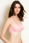 Zivame Beautiful Basics Padded Non Wired 3/4th Coverage T-Shirt Bra - Quartz Pink — thumbnail 2
