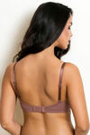 Zivame Padded Non Wired 3/4th Coverage T-Shirt Bra - Nutmeg — thumbnail 3