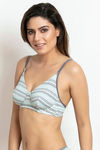 Zivame Double Layered Wired 3/4th Coverage Bra - Aztec Pt — thumbnail 2