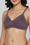 Zivame Beautiful Basics Double Layered Non Wired 3/4th Coverage T-Shirt Bra - Flint — thumbnail 5